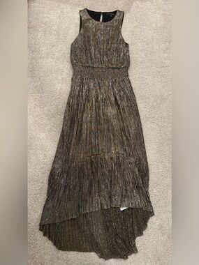 banana republic metallic high low dress Banana Republic Dress Size 6
